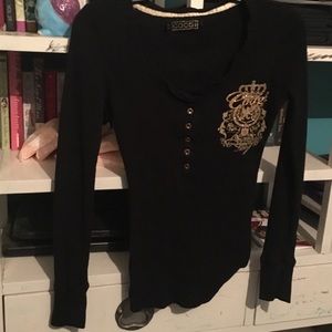 Black and Gold Shirt
